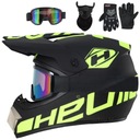 Поперечный шлем на кросс -кросс -мотоцикле Enduro Mask+Goggles+Gloves Set