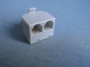 Тройник разветвитель RJ11 4-контактный разъем RJ