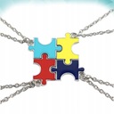 4ks Dobrý náhrdelník priateľstva Kreatívne puzzle EAN (GTIN) 6922270467045