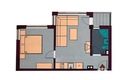 Mieszkanie, Rawda, 55 m² Liczba pokoi 2