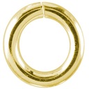 Зажимные кольца VERSIL 4,5 мм 6 шт. СЕРЕБРО 0,925