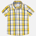 Koszula krata chłopięca Mayoral 1162-50 r. 80 Kolor żółty