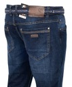 Spodnie męskie jeans W44 L30 granatowe dżinsy Kolor niebieski