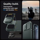 NAKŁADKA Etui do iPhone 15 Pro Max, Spigen Optik Armor Case zielone Kolekcja Optik Armor Magsafe