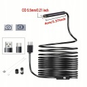 КАМЕРА ENDOSKOPOWA ENDOSKOP INSPEKCYJNA GIETKA LED (СВІТЛОДІОД) USB 2M 5,5MM ВОДОВІДШТОВХУЮЧА  (17825504252) фото min 7
