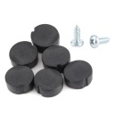 6PCS THRESHOLD THRESHOLD OBEJMUJE BLACK SPARE PARTS ACCESSORIES AUTOMOBILE 94  photo 14