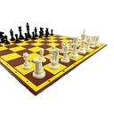 НАБОР ШКОЛА/ШАХМАТЫ: турнирные фигурки + шахматная доска.