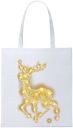 ЭКО СУМКА ДЛЯ ПОКУПОК РОЖДЕСТВЕНСКИЙ ПОДАРОК ​​ОЛЕНЬ