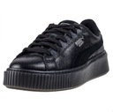 Черные женские туфли Puma Basket Platform 634587 01 38