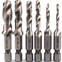 СВЕРЛА ДЛЯ НАРЕЗКИ HSS M3 - M10 НАБОР МЕТЕЦОВ, 6 ШТ. ПРОЧНЫЕ