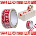 ЛЕНТА ВНИМАНИЕ СТЕКЛЯННАЯ УПАКОВКА БЕЗОПАСНОЕ СКЛЕИВАНИЕ