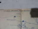 Stara mapa Sytuacja zakladow pracy Rudzkiego Szerokość produktu 41 cm