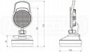 ФАРА РОБОЧА 9XLED 9W + PODLACZENIE  (17599530138) фото min 7