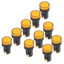 ИНДИКАТОР SYGNALU 10 ШТУК ЖЕЛТЫЙ ФАРА СВЕТОДИОДНЫЕ AD16-22DS ВЫСОКОЕ JASNOSC AC220V  фото 10
