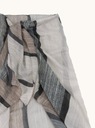 Allora Pareo v šedých pruhoch 80 cm x 160 cm Dominujúca farba viacfarebná