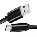 Прочный кабель microUSB USB в оплетке, кабель для быстрой зарядки телефона 1 м