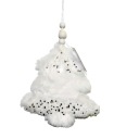 УКРАШЕНИЕ ДЛЯ РОЖДЕСТВЕНСКОЙ ЕЛКИ БЕЛАЯ РОЖДЕСТВЕНСКАЯ ЕЛКА 23 СМ ПОДАРОЧНОЕ УКРАШЕНИЕ