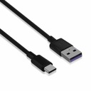 КАБЕЛЬ ДЛЯ БЫСТРОЙ ЗАРЯДКИ USB/TYPE-C 2A, 1 М, ЧЕРНЫЙ