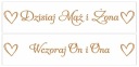 свадебная табличка он и она 2 шт.