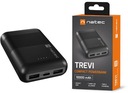 POWERBANK NATEC TREVI COMPACT 10000 мАч 2xUSB USB-C