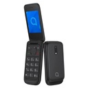 Черный телефон ALCATEL 2057 с двумя SIM-картами