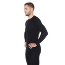 Мужская футболка Brubeck Active Wool, черная, XL