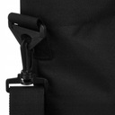 Dámska kabelka shopperka látková veľká A4 módna cez rameno taška čierna Kolekcia R-TZ