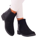 ЧЕРНЫЕ КЛАССИЧЕСКИЕ БОТИНКИ НА ПЛОСКОЙ ЗАМШЕ ЖЕНСКИЕ