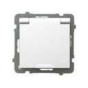 OSPEL AS белая герметичная розетка с/без