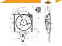 ВЕНТИЛЯТОР РАДИАТОРА FIAT ALBEA PALIO 96- NRF