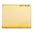 СВАРОЧНОЕ СТЕКЛО АНТИ БРЫЗГ, ЖЕЛТОЕ 110х90 ММ