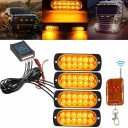 4X ФАРИ ПОПЕРЕДЖУЮЧІ СТРОБОСКОП ДОПОМОГА ЛАФЕТА LED (СВІТЛОДІОД) 12V  фото 12