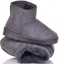 УДОБНЫЕ, УТЕПЛЕННЫЕ ЖЕНСКИЕ БОТИНКИ, КЛАССИЧЕСКИЕ СЕРЫЕ ЗИМНИЕ БОТИНКИ