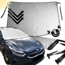 КОВРИКОВЫЙ СОЛНЦЕЗАЩИТНЫЙ КОЗЫРЕК НА ВЕТРОВОЕ СТЕКЛО АВТОМОБИЛЯ С МАГНИТАМИ