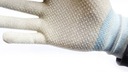 Rękawiczki Antybakteryjne Obsługa Telefonu NOVA Gloves 200 białe Rozm. S Cechy dodatkowe do ekranów dotykowych