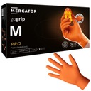 Rukavice MERCATOR GOGRIP NITRIL orange ORANŽOVÁ 50 ks veľkosť M