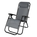 Складное кресло-шезлонг для пляжного сада Gravity SOLID До 150 кг