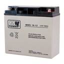 Аккумулятор MW Power MWS 18-12 (12 В, 18 Ач) AGM