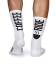 Skarpety rowerowe Luxa Coffee Ride White - M/L