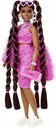 Кукла BARBIE EXTRA DOLL 14 с длинными косами + собака в розовой машине