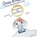 ПРОСЬБА СТАТЬ КРЕСТНОЙ МАТЬ синий слон