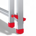 Алюминиевая лестница PRO с 4-ступенчатыми поручнями BAULICH, ПОЛЬСКИЙ продукт