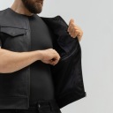 ЖИЛЕТ МОТОЦИКЛЕТНАЯ КОЖАНАЯ BROGER BLADE ЧЕРНЫЙ 4XL  фото 8