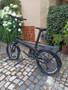 CARBO Skladací mestský bicykel karbón Shimano Altus Farba čierna