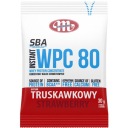Протеїнова добавка Mlekovita 30г білковий концентрат WPC 80 зі смаком полуниці