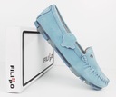 Мокасины женские Filippo DP2037, туфли, синие, размер 38