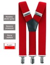 Подтяжки для брюк ДЕТСКИЕ красные, 0-12 лет.