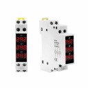 ВОЛЬТМЕТР ИНДИКАТОР НАПРЯЖЕНИЯ 3-ФАЗНЫЙ DIN 80-500 В переменного тока