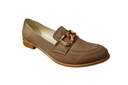 Бежевые лоферы Натальи из нубука 41 Beige