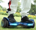 Электрический скейтборд Hoverboard GYROOR G11 BLUE Led Bluetooth Приложение